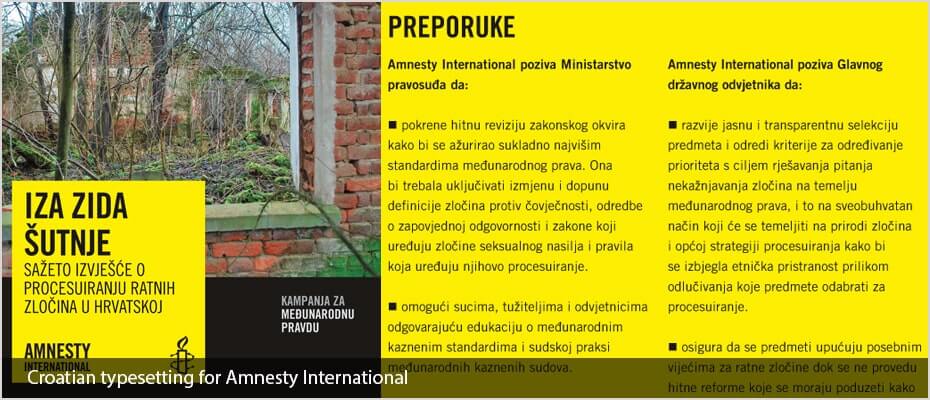 Croatian typesetting Croatian typesetting